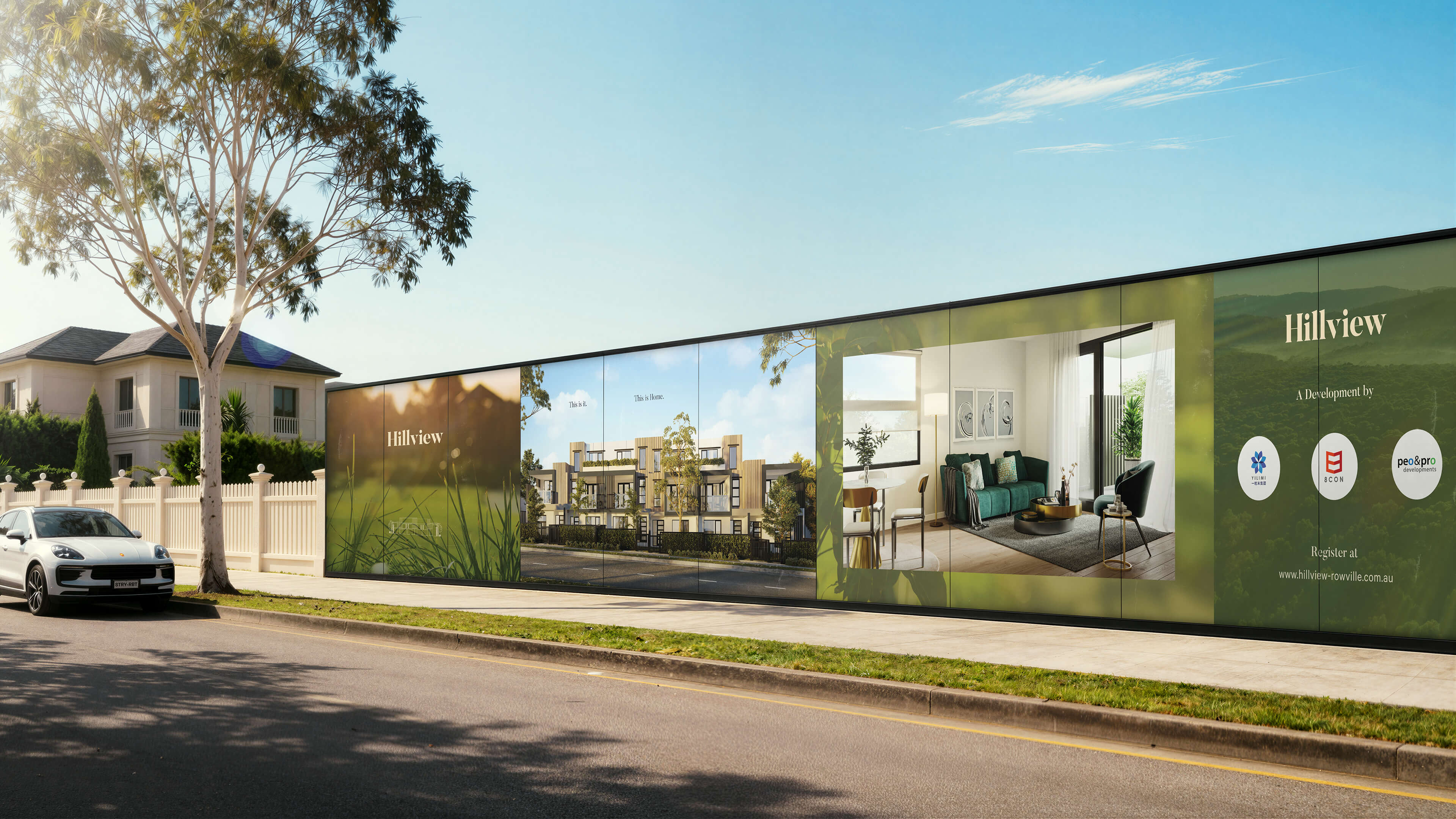 Hillview Hoarding Side A
